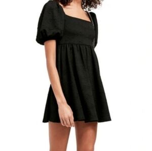 Free People Black Baby Doll Dress